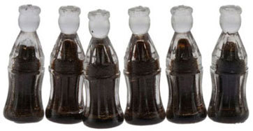 Soda bottles - set of 6