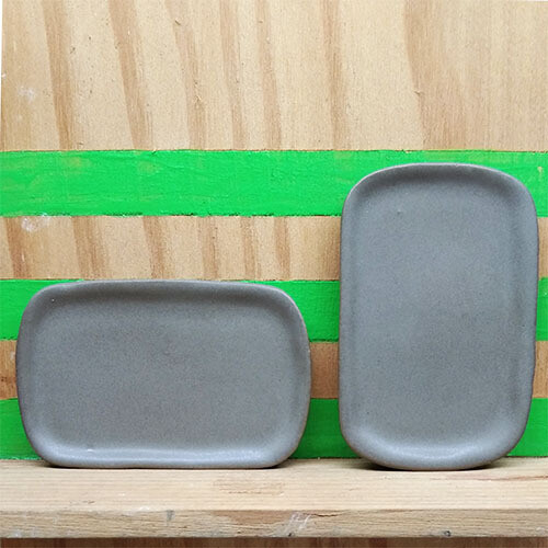 Plate, Large - Brown