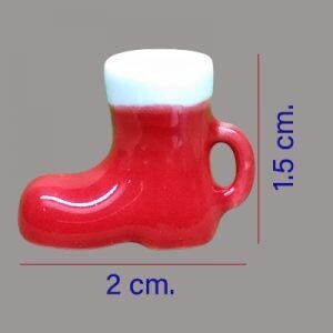 Santa's Boot Mug - red &amp; white