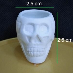 Skull Planter - Unglazed