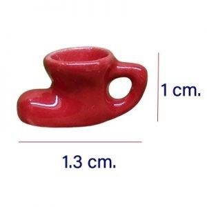 Santa's Boot Mug - red