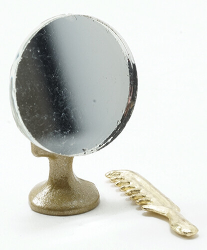 Table Mirror &amp; Comb