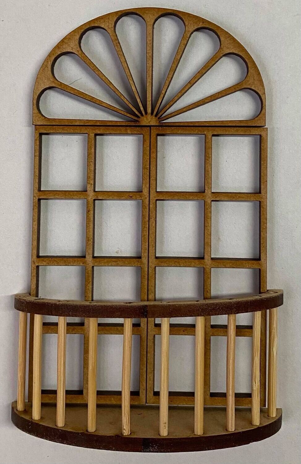 Book Nook Arched Door with Balcony