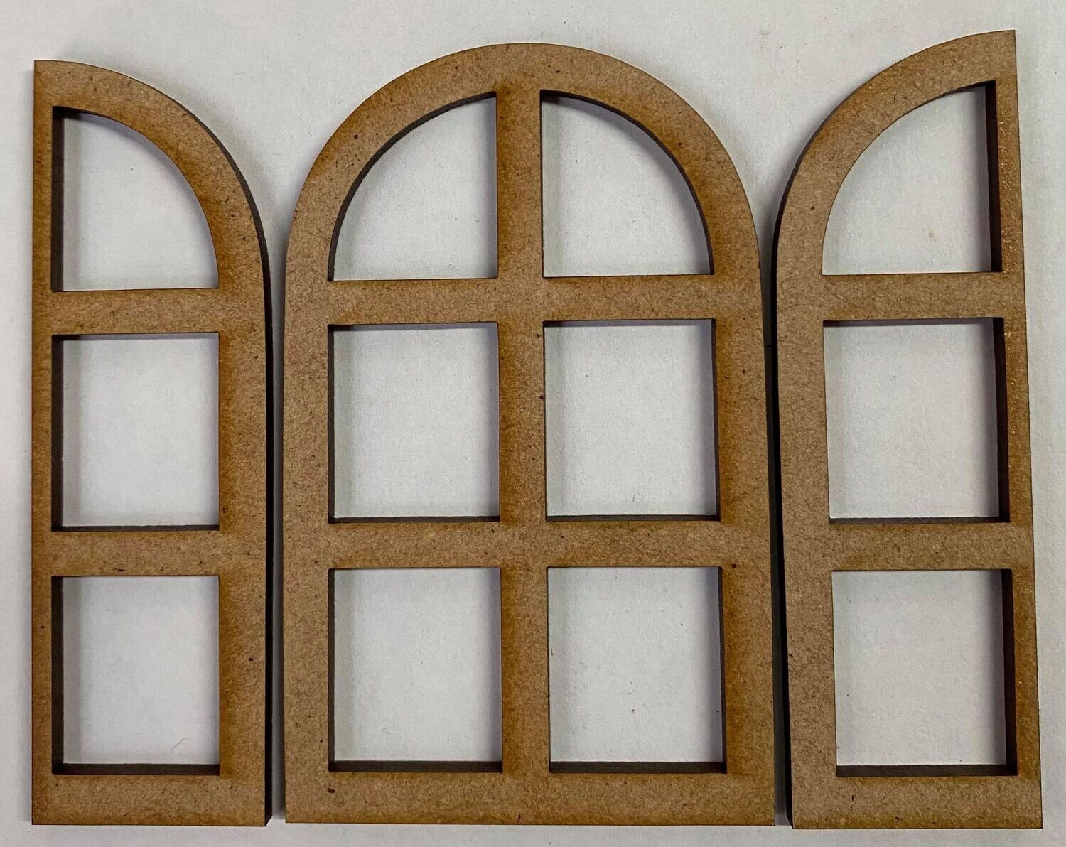 Book Nook Arch Window with Shutters