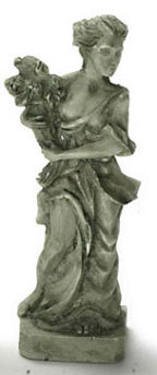 Lady with Flowers Statue