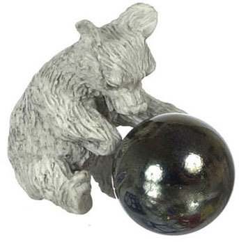 Stone Bear with Ball