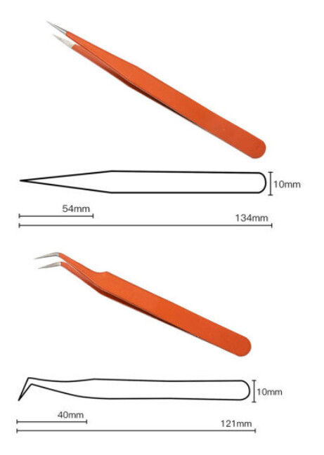 Precision Tweezers - Straight or Elbow