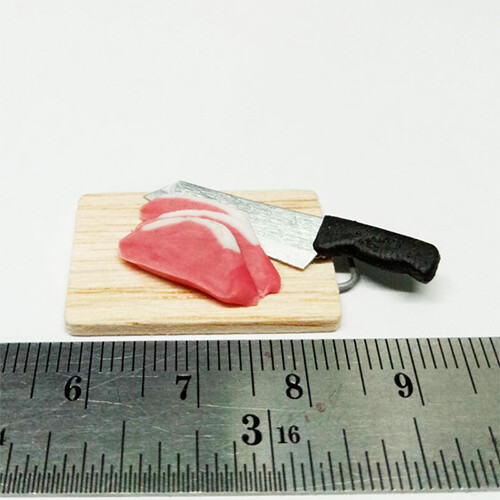 Chopping Board with Sliced Meat