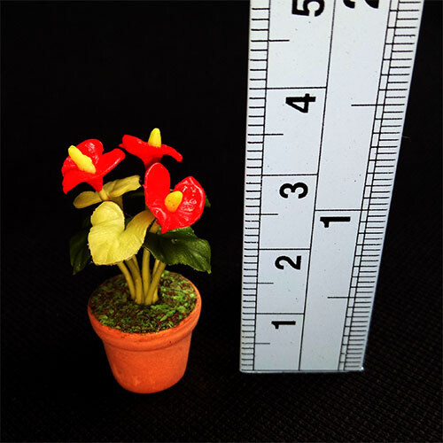 Potted Flower - Red