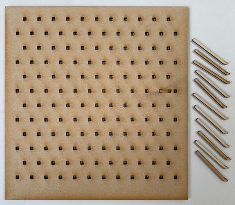 Peg Board Kit with 12 pegs