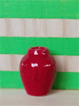 Vase, Red