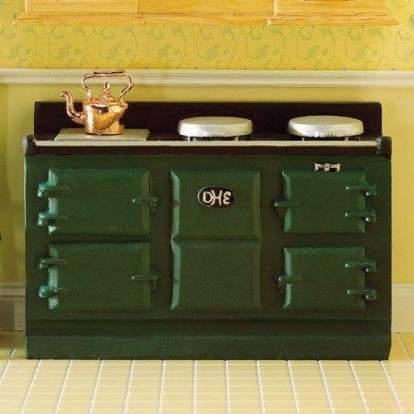 Aga Style Stove - Large Green