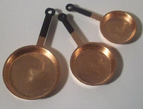 Copper Frying Pan Set