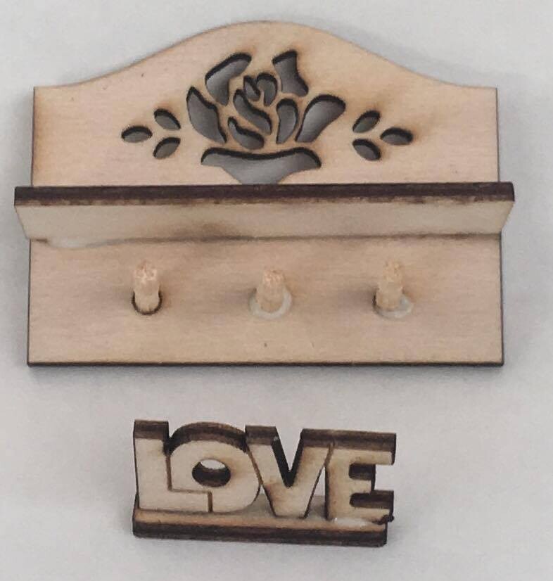 Rose Shelf and LOVE sign
