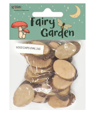 Wood Slices, Oval - 25g