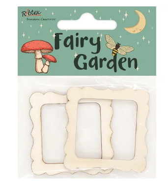 Wooden Frames, Square - 2 pack