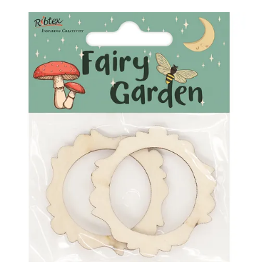 Wooden Frames, Round - 2 pack