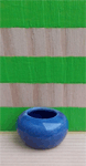 Flower Bowl, Dark Blue