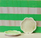 Plate, yellow/beige - Style 2