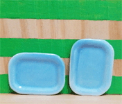 Plate, Light Blue - Style 1