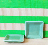 Plate, Green - Square