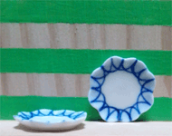 Plate, Blue Edged - Style 3