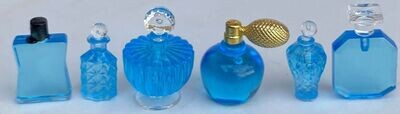 Perfume Bottles, Set of 6