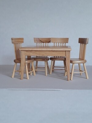 Kitchen Table with 4 Chairs