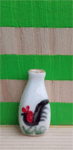 Vase, Rooster Design - Style 4