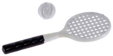 Tennis Racquet with ball