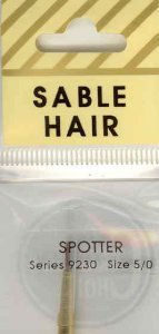 Crafters Choice Sable Hair Spotter 5/0