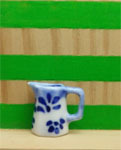 Jug, Blue Flower Design
