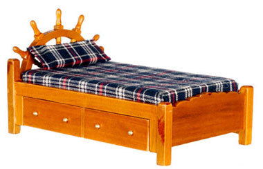 Captain's Bed, Walnut