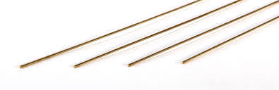 3/64" Round Solid Brass Rod