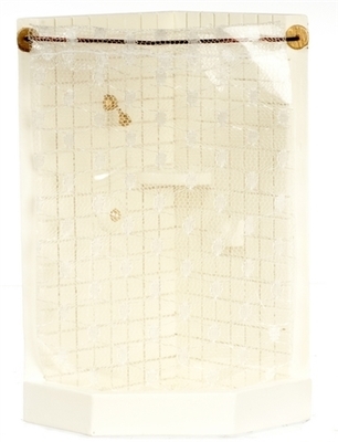 Open Corner Shower