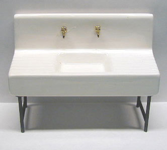 20's Sink with Black Legs