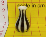 Vase - Black &amp; White Stripes - Style 1