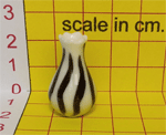 Vase - Black &amp; White Stripes - Style 2
