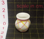 Vase - Red &amp; Yellow Stripes Style 2