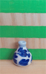 Vase, Blue Floral - Style 7