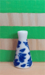 Vase, Blue Floral - Style 5