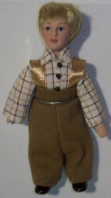 Boy in Victorian Clothes
