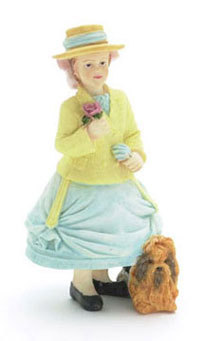 Girl with Dog (resin)