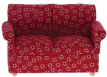 2 Seater Sofa - Red