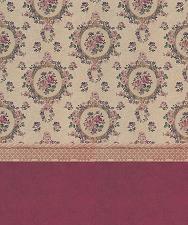 Burgundy floral