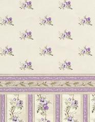 Lavender stripe floral