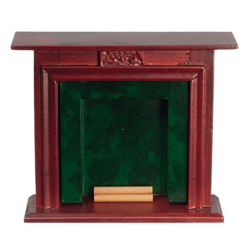 Fireplace, Mahogany and Green