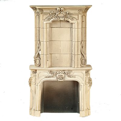Victorian Fireplace/Gray