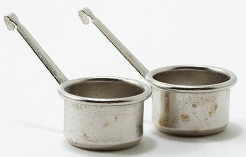 Silver Pots, 2pc