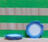 Plate with Blue Border, Small